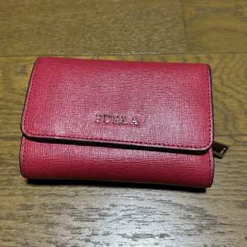 훌라 FURLA 3단 폴더형 지갑 천연 가죽