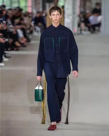 XL 사이즈 JIL SANDER 태슬 맨투맨 블랙