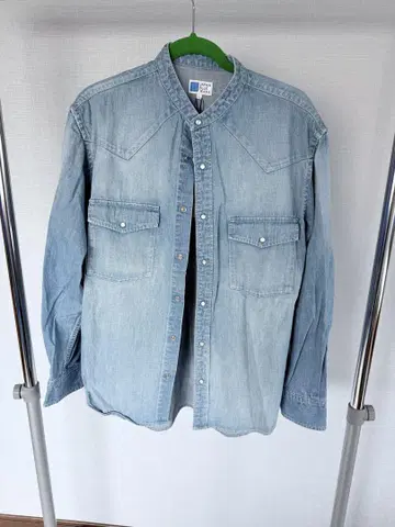 JAPAN BLUE JEANS 데님 셔츠 L 사이즈 바지 셔츠