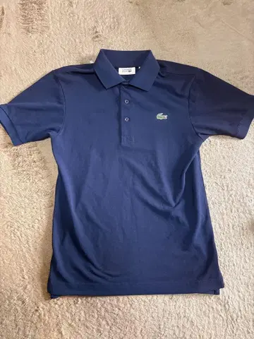 LACOSTE SPORT 네이비 피케 셔츠 FR3