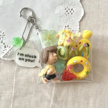 가챠 파우치 SNOOPY 나란히 페퍼민트 패티