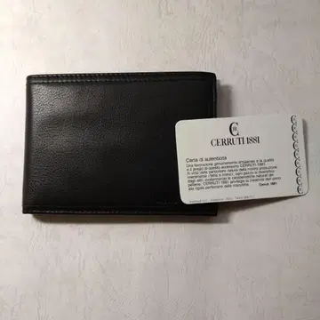 CERRUTI 1881 블랙 접이식 지갑