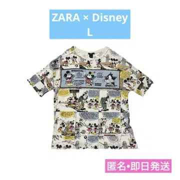 ZARA x Disney 콜라보 코믹 디자인 T셔츠 L 사이즈 즉시