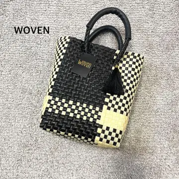 [ WOVEN ] 우븐 미니 토트 멜카도 백