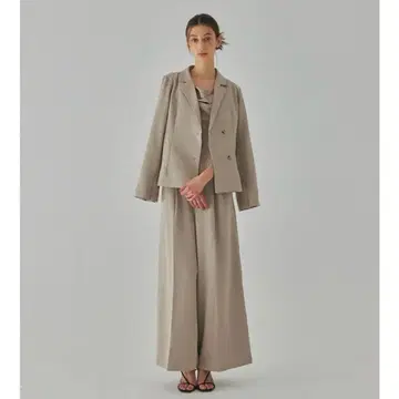 celon 메종 celon center tuck wide pants