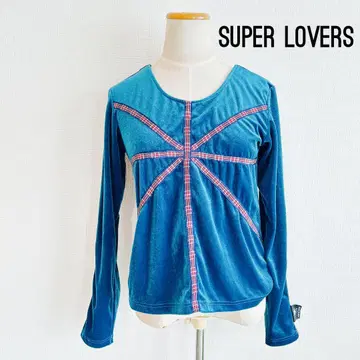 레어 SUPER LOVERS Y2K 헤이세이 그런지 롱T
