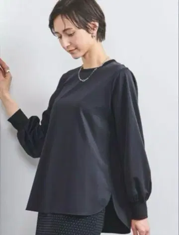 유나이티드 애로우즈 분또 셔츠테일 티셔츠 새상품 네이비