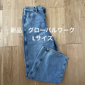 새상품 글로벌 워크 데님 청바지 L