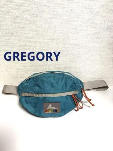 GREGORY 레인보우 로고 웨스트 파우치 백