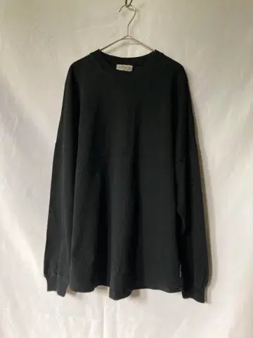 SPRIT 백 프린트 롱 T 빈티지 미국제 러버 프린트 B