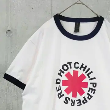 M 사이즈 링거 티셔츠 레드 핫 칠리 페퍼스 렛치리 구제 의류 빈티지