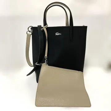 LACOSTE ANNA 라코스테 리버서블 세로형 토트백 중고