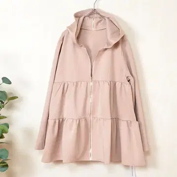 새상품 택 포함 M~L 베이지 후드 집업 자켓 여성용