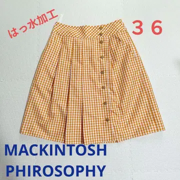 MACKINTOSH PHILOSOPHY 스커트 오렌지 36