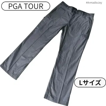 PGA TOUR 골프 팬츠 그레이 L 사이즈 남성용 흡한속건