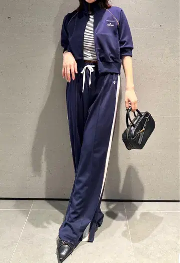 LILY BROWN x MARY QUANT 하프 슬리브 트랙 셋업