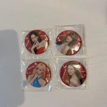 aespa 캔뱃지 카리나 지젤 윈터 닝닝 세트