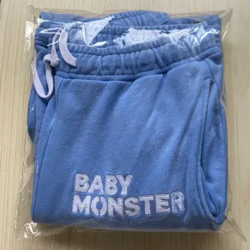 BABYMONSTER 스웨트 팬츠 여성용 블루