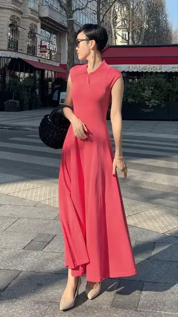 시착만 한 상품 jenne 니트 원피스 S 사이즈 로즈