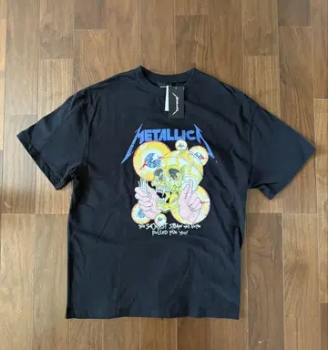 [ 새상품급 ] METALLICA 블랙 TEE M 사이즈