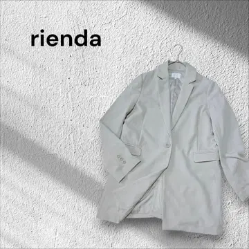 rienda 테일러드 자켓 코트 루즈핏 S 사이즈 라이트 그레이