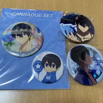 Free! 나나세 하루카 캔뱃지 세트