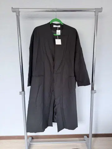 SETTO 롱 코트 블랙 컬러 코트 코트