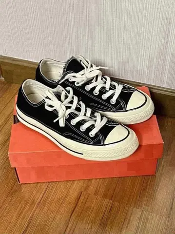 [ 새상품 ] 블랙 CT70 로우컷 ox 26.5cm