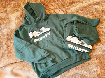 [ SNOOPY ] 스누피 후드 부착 후드티