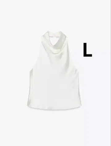 ZARA 자라 새틴지 홀터넥 상의 새상품, 미사용