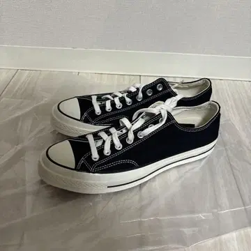 새상품 한정판 CT70 블랙 로우컷 27cm