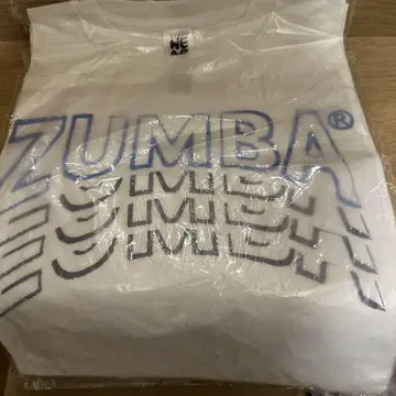 정품 ZUMBA 로고 T셔츠 화이트