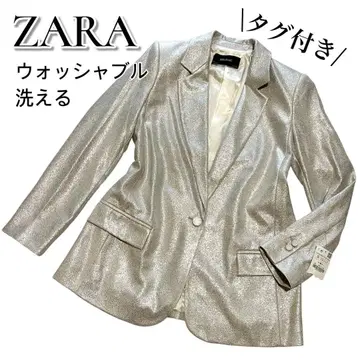 ZARA 여성용 테일러드 자켓 워셔블 세탁 가능 아우터