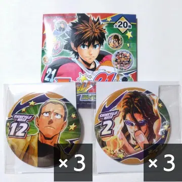 아이실드21 금강아함 운수 컬렉션 캔뱃지 6개 세트