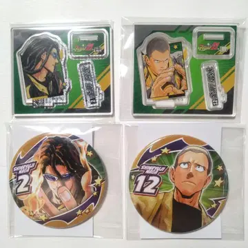 아이실드 21 금강아함 운수 아크릴 스탠드 캔뱃지 4종 세트