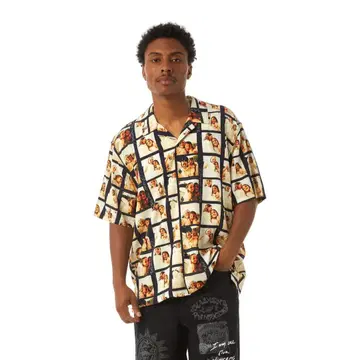 (XL) HUF PURR SNICKETY S/S RESORT SHIRT