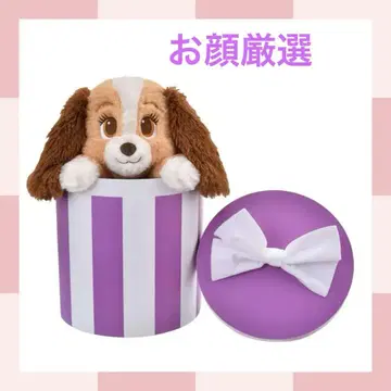 레이디 봉제 인형 박스입 LADY AND THE TRAMP 70TH