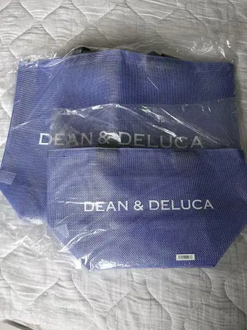 DEAN&DELUCA 메쉬 토트백 2종 세트 라일락