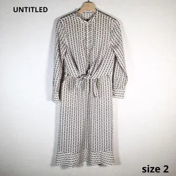 새상품급 UNTITLED 언타이틀 원피스 셔츠 원피스 2