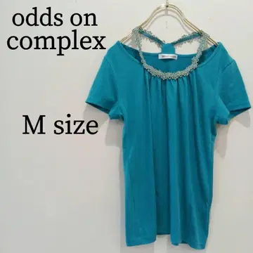 odds on complex 티셔츠 셔츠 상의 반팔 꽃 M