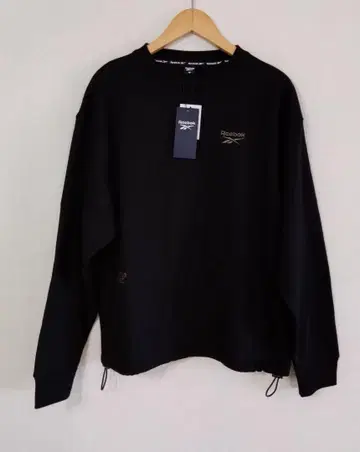 새상품 리복 Reebok 트레이닝복 속기모 블랙 M