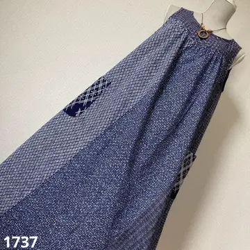 유카타 리메이크 원피스 1737 유카타 옷감 넉넉한 원피스 롱 기장
