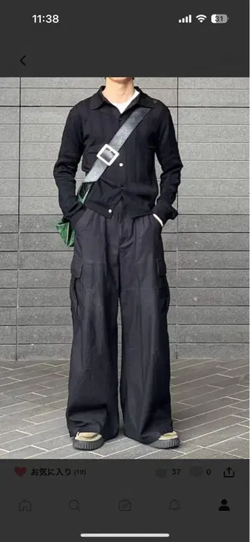 BLACK BY MOUSSY waide military pants