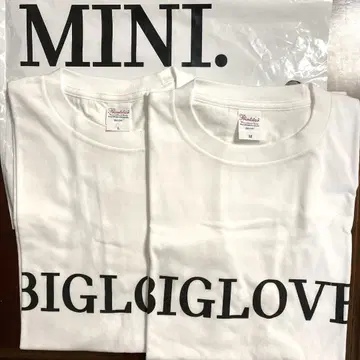 미니쿠퍼 BIGLOVE. MINI. 화이트 T셔츠 M/L 세트