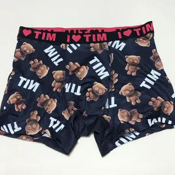 TIM 티엠 곰 무늬 미니언 남성용 복서 팬츠 유니버셜 USJ