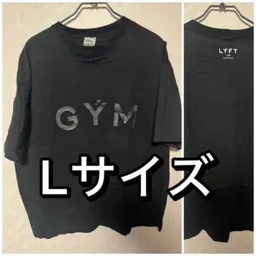 LYFT 리프트 GYM 로고 BIG 티셔츠 블랙 L 사이즈
