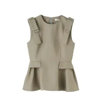 thetoe Korinthos Sleeveless Peplum