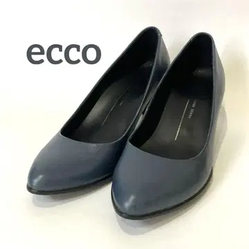 에코 ecco 가죽 펌프스 네이비 36