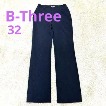마법의 팬츠 B-Three 스트레치 웜 슬림 팬츠 차콜 그레이 32
