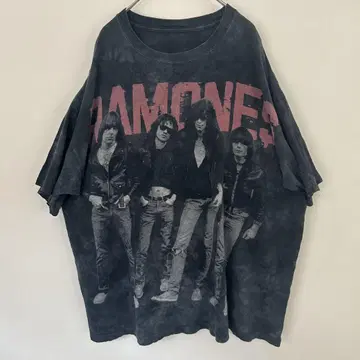 라모네스 RAMONES 밴드 t셔츠 타이다이 레어